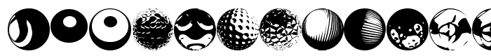 52 Sphereoids font